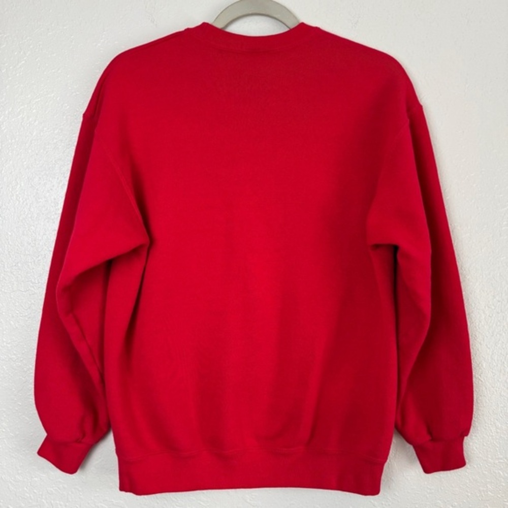 Vintage Lee Barn Goddess heavyweight red sweatshirt 90s M - Picture 6 of 10
